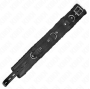 KINK - COLLIER AVEC LAISSE 65 CM AVEC RESTRICTIONS NOIR 36-42 CM X 5,5 CM