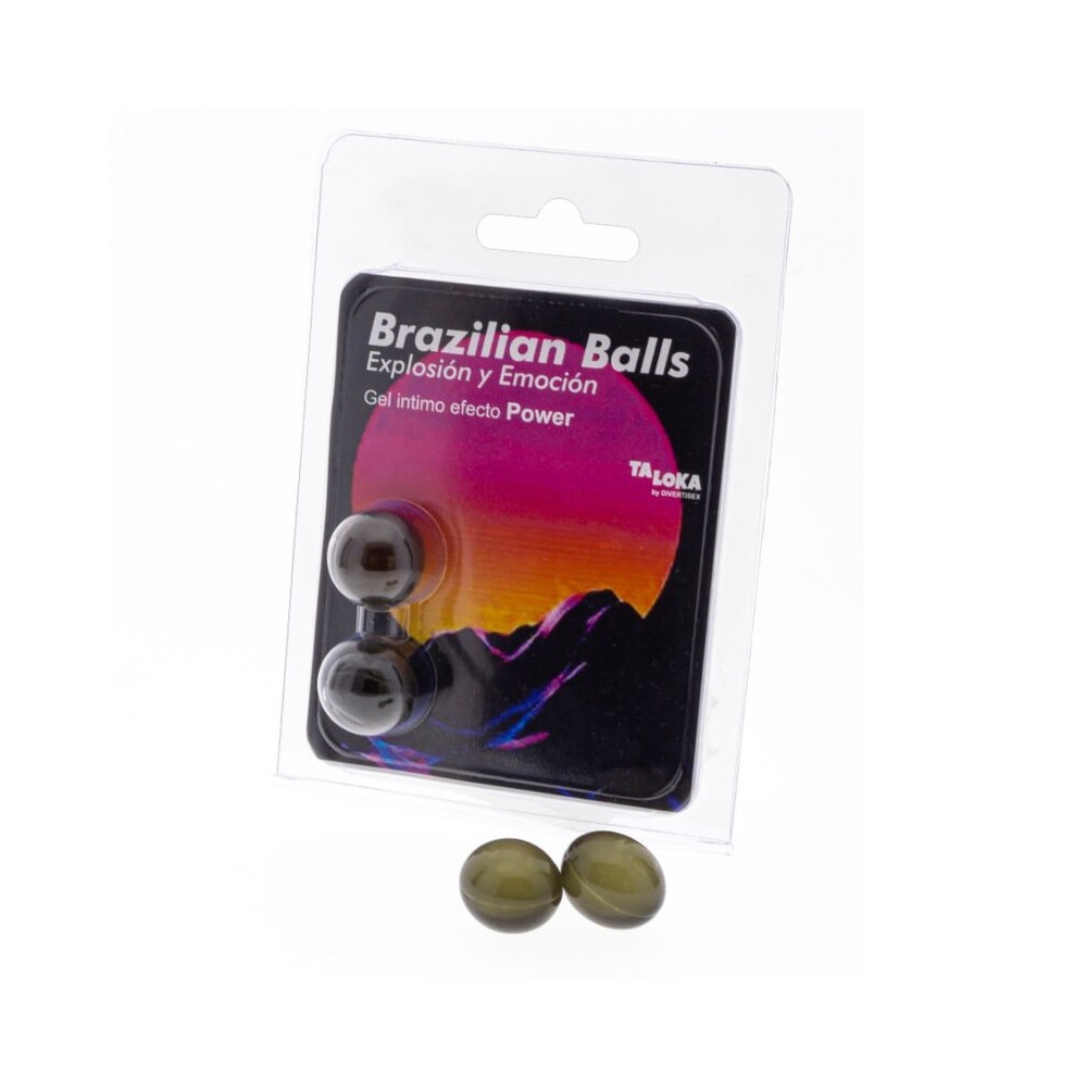 TALOKA - 2 BRAZILIAN BALLS POWER EFFECT EXCITING GEL