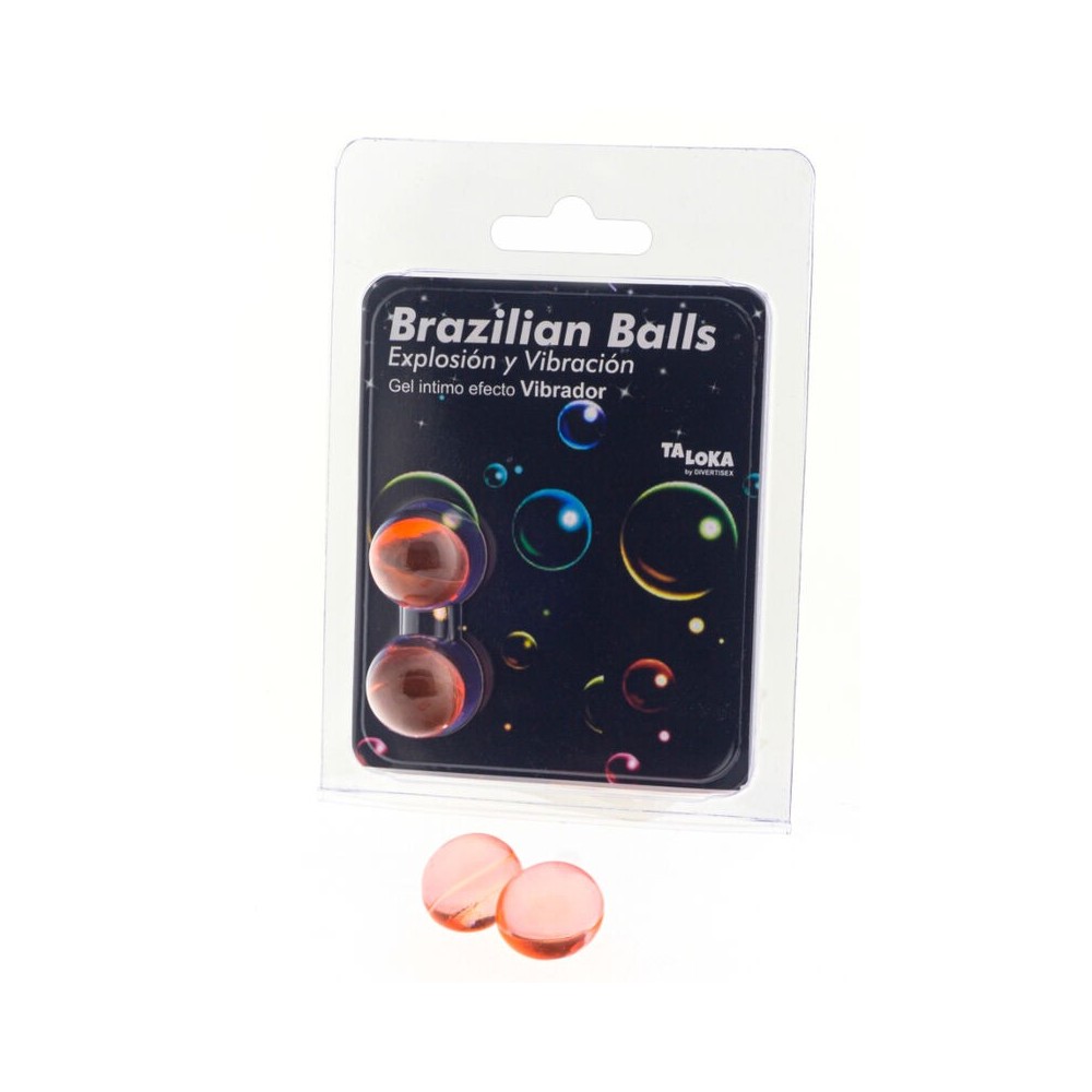 TALOKA - 2 BRAZILIAN BALLS VIBRATING EFFECT EXCITING GEL