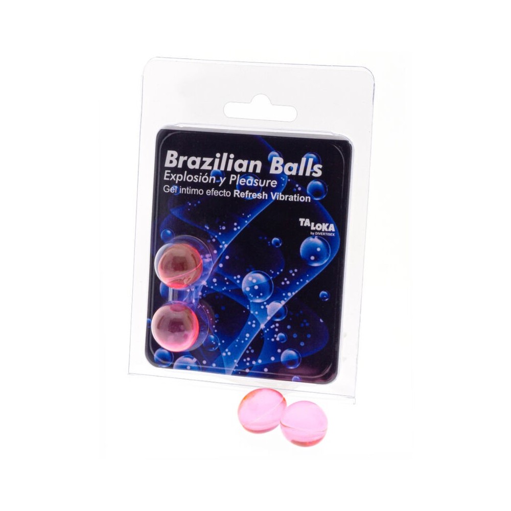 TALOKA - 2 BRASILIANISCHE BLLE, ERFRISCHENDES VIBRATIONSEFFEKT, AUFREGENDES GEL