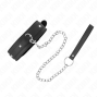 KINK - COLLIER AVEC LAISSE 65 CM 1 ANNEAU RÉGLABLE 38-49 CM X 5 CM