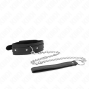 KINK - COLLIER AVEC LAISSE 65 CM 1 ANNEAU RÉGLABLE 38-49 CM X 5 CM