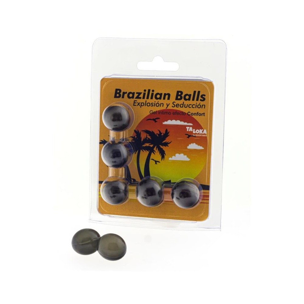 TALOKA - 5 BRAZILIAN BALLS COMFORT EFFECT EXCITING GEL