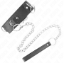 KINK - HALSKETTE MIT LEINE 65 CM 3 RING MODELL 2 VERSTELLBAR 36-43 CM X 5 CM