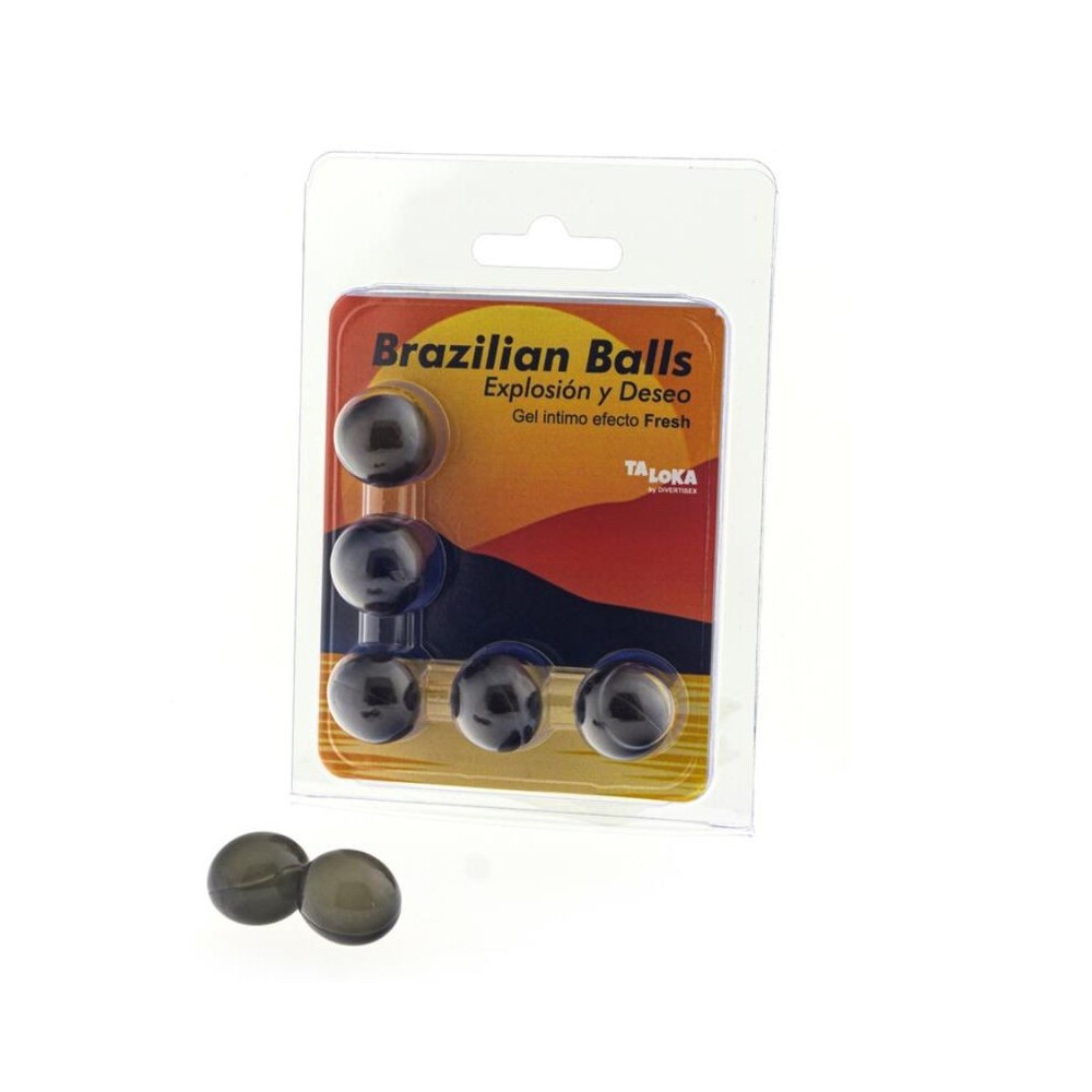 TALOKA - 5 BOULES BRÉSILIENNES GEL EXCITANT EFFET FRAIS