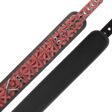 BEGME - RED EDITION PREMIUM VEGANES LEDERHALSBAND MIT NEOPRENFUTTER