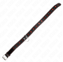 KINK - HALSKETTE MIT BAND 65 CM HERZDETAILS 52,5 X 2,5 CM