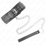 KINK - COLLANA CON CINTURINO 65 CM FIBBIE ARGENTO REGOLABILE 33-46 CM X 5,5 CM