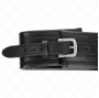 KINK - COLLANA CON CINTURINO CON FIBBIA LUCIDA 65 CM 48.5 CM X 5.3 CM