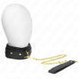 KINK - COLLANA CON CINTURINO IN SIMILPELLE SPUGNA MODELLO 1 REGOLABILE 37-54 CM X 3 CM