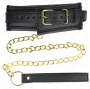 KINK - COLLANA CON CINTURINO IN SIMILPELLE SPUGNA MODELLO 1 REGOLABILE 37-54 CM X 3 CM