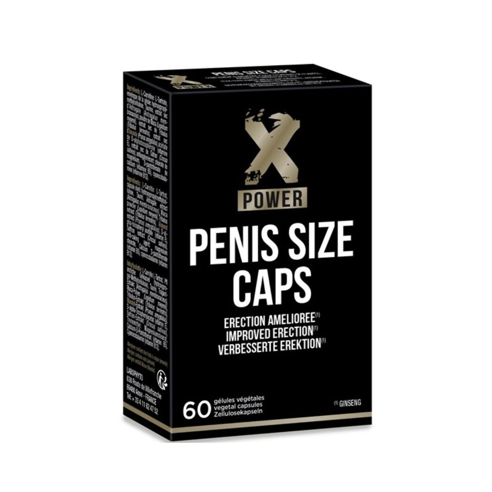 XPOWER - PENIS SIZE CAPS FOR IMPROVED ERECTIONS 60 CAP