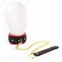 KINK - COLLAR WITH PLAIN FABRIC LEASH ADJUSTABLE 33-48 CM X 5.7 CM