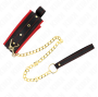 KINK - COLLAR WITH PLAIN FABRIC LEASH ADJUSTABLE 33-48 CM X 5.7 CM