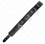 KINK - COLLANA SCHIAVITÙ 3 ANELLI CON CINTURINO 80 CM 53 X 5 CM