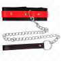 KINK - COLLIER AVEC BRACELET ROUGE 65 CM AJUSTABLE 36-43 CM X 5 CM