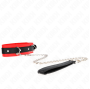 KINK - BASIC MODEL COLLAR WITH LEASH 65 CM MODEL 3 RED 53 X 5 CM