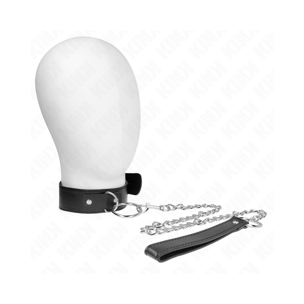 KINK - COLLARE MODELLO BASE CON GUINZAGLIO MODELLO 4 REGOLABILE 36-43 CM
