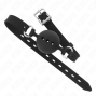 KINK - BÂTON ENTIEREMENT SILICONE 55 x 2 CM AVEC BOULE 4,5 CM TAILLE M NOIR AJUSTABLE 35-51 CM