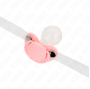 KINK - PINK PACIFIER SHAPED GAG 5.5 x 4 CM ADJUSTABLE 43-60 CM