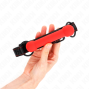 KINK - KNOCHENGAG MIT KUNSTLEDERBAND ROT VERSTELLBAR 41-57 CM