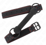 KINK - BONE GAG WITH LEATHERETTE STRAP BLACK ADJUSTABLE 41-57 CM