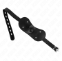 KINK - MASCHERA BOCCA BALL GAG CON SERRATURA REGOLABILE 42-60 CM