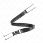 KINK - MORDAÇA DE GANCHO DE METAL AJUSTÁVEL 36-52 CM