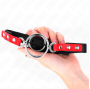 KINK - GAG WITH MULTIPLE O-RINGS 4 / 4.8 CM RED 38 X 56 CM