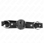 KINK - HOLLOW HARD BLACK BALL 4.5 CM GAG MODEL 1 63.5 X 2 CM