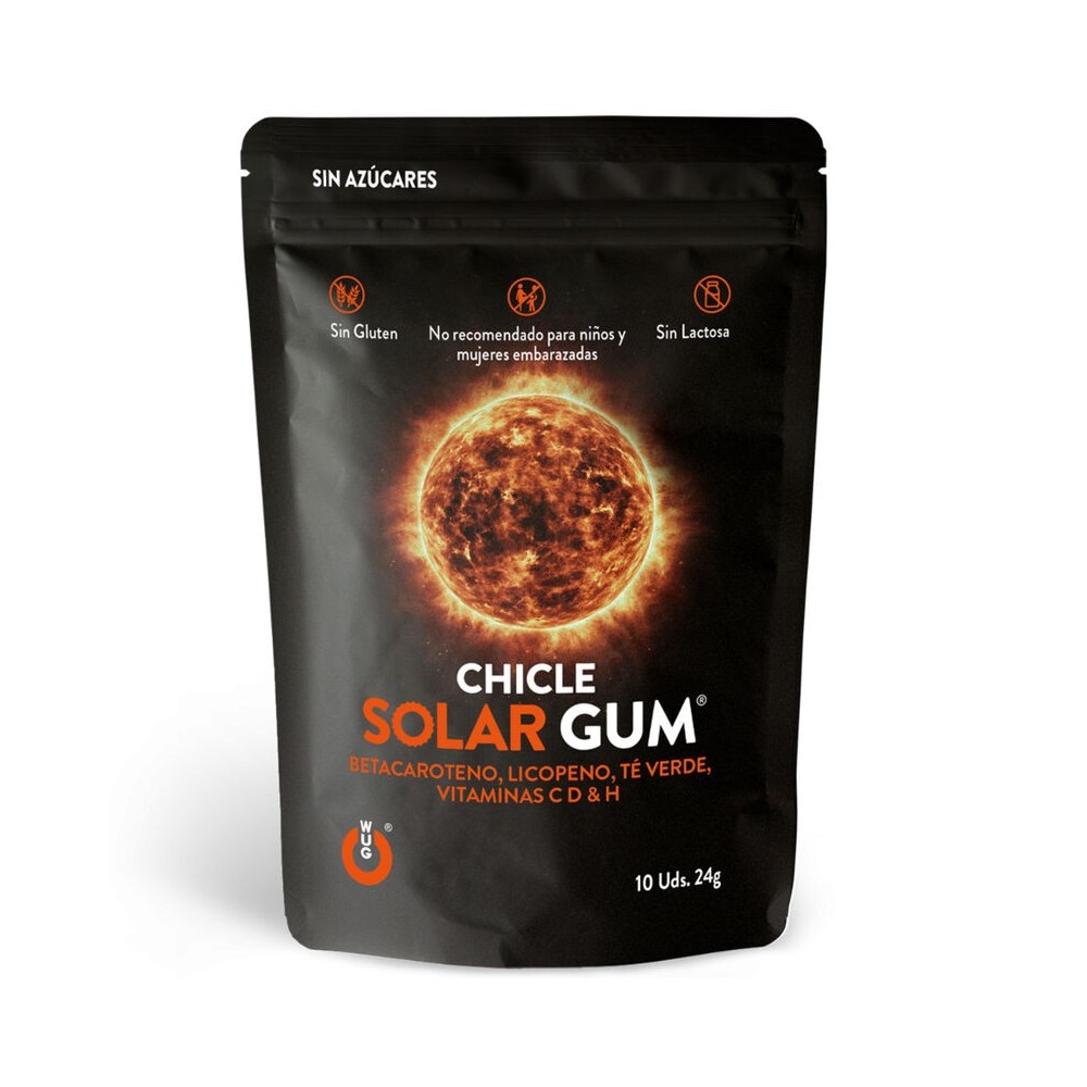 WUG GUM - SOLAR GUM SUN TANNING 10 UNITS