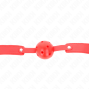 KINK - ROTER ATMUNGSAKTIVER BALL 4,5 CM Knebel 65 x 2,5 CM