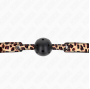 KINK - LEOPARD ATMUNGSAKTIVER BALL 4,5 CM GAG 65 x 2,5 CM