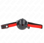 KINK - HOLLOW HARD MOUTH 4.5 CM GAG WITH ELASTIC BELT 56 x 1.5 CM