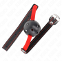 KINK - HOLLOW HARD MOUTH 4.5 CM GAG WITH ELASTIC BELT 56 x 1.5 CM