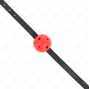 KINK - SIMPLICITY VERMELHO RESPIRÁVEL 4,5 CM BOLA MORDAÇA 62 x 1,5 CM