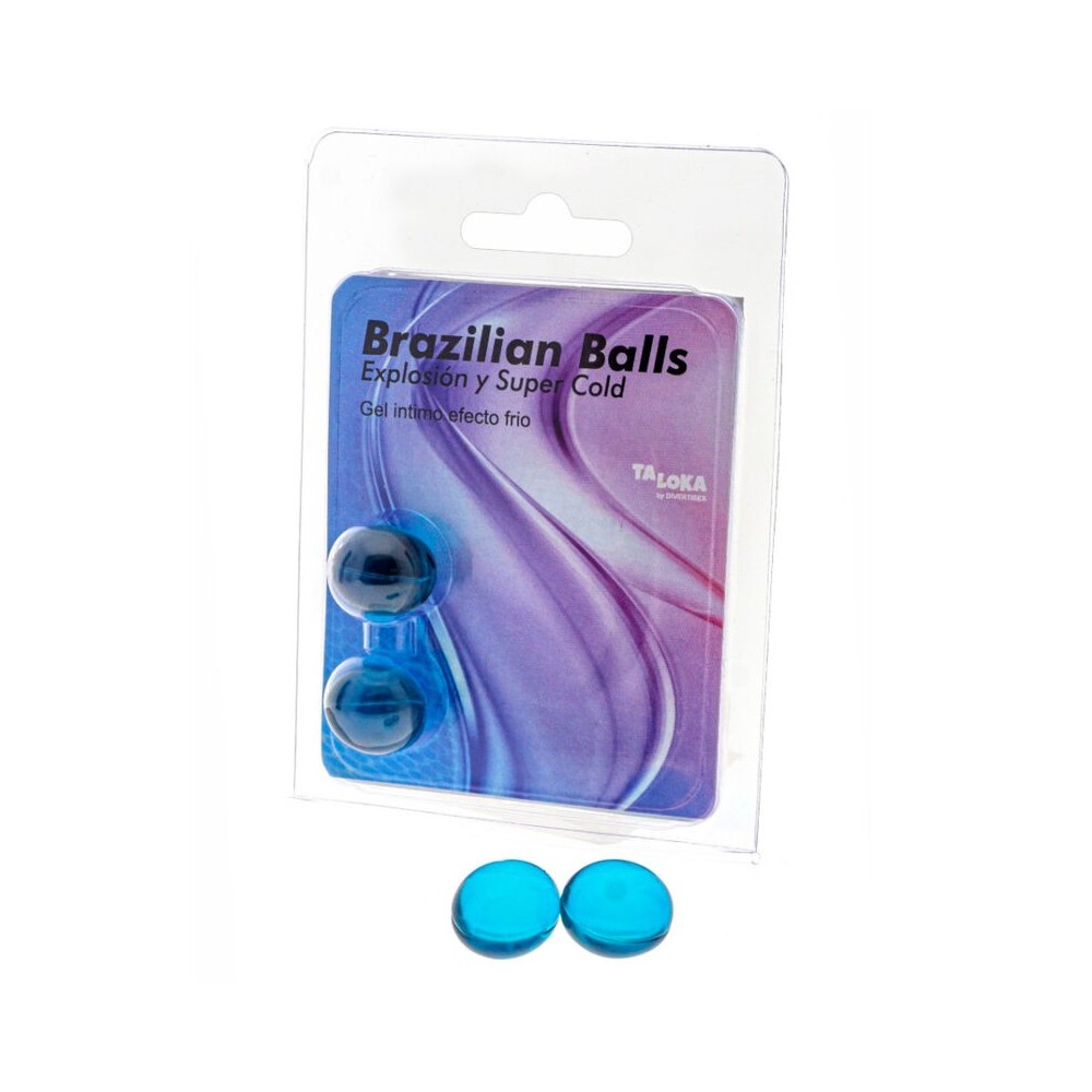 TALOKA - 2 BOULES BRÉSILIENNES GEL EXCITANT EFFET FROID