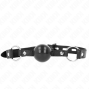 KINK - SCHWARZER TPE-BALL 4 CM Knebel 60 x 2 CM