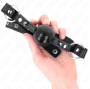 KINK - BÂILLON BALLE 4 CM AVEC POINTE RIVET ET SNAP LOCK 65 x 2 CM