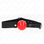 KINK - BALLE TPE SOUPLE 4 CM GAG MODÈLE 1 66 x 2,5 CM RÉGLABLE 41-61 CM