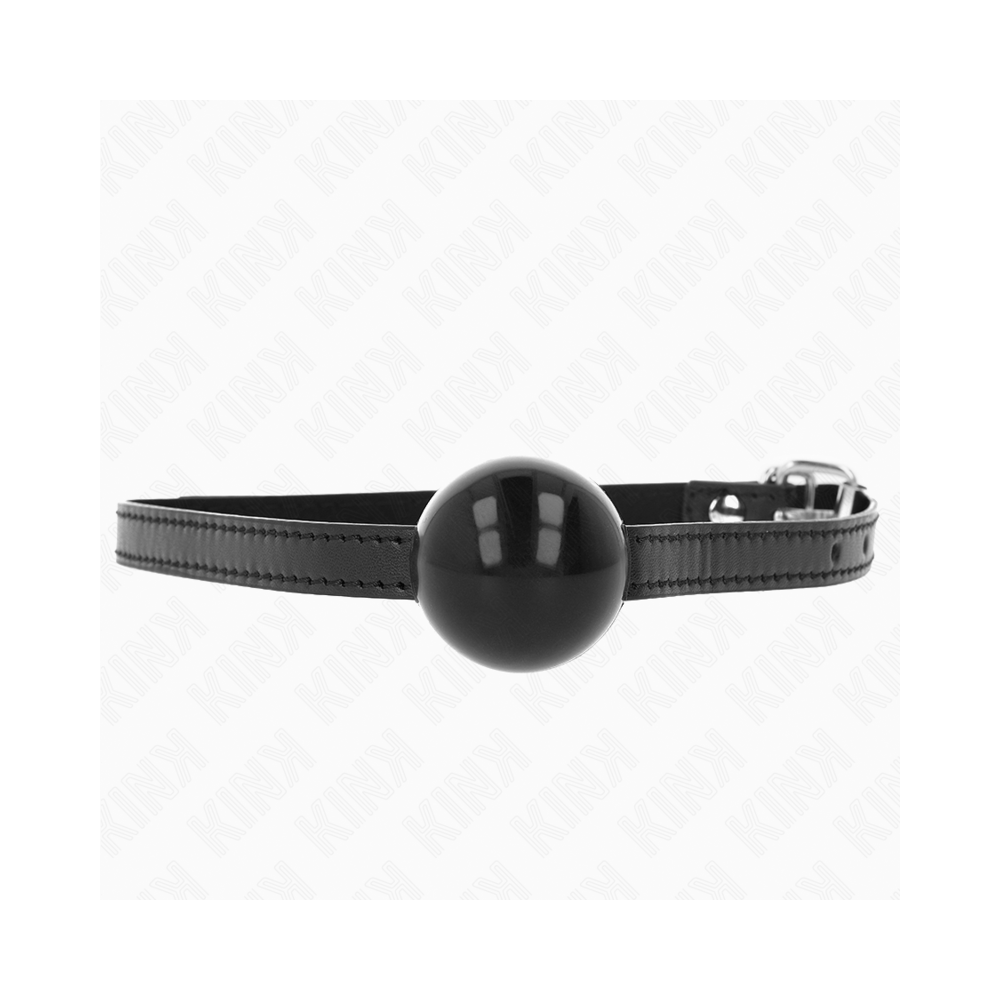 KINK - SCHWARZER EINZELNER FESTER BALL 4 CM GAG 65 x 1,5 CM