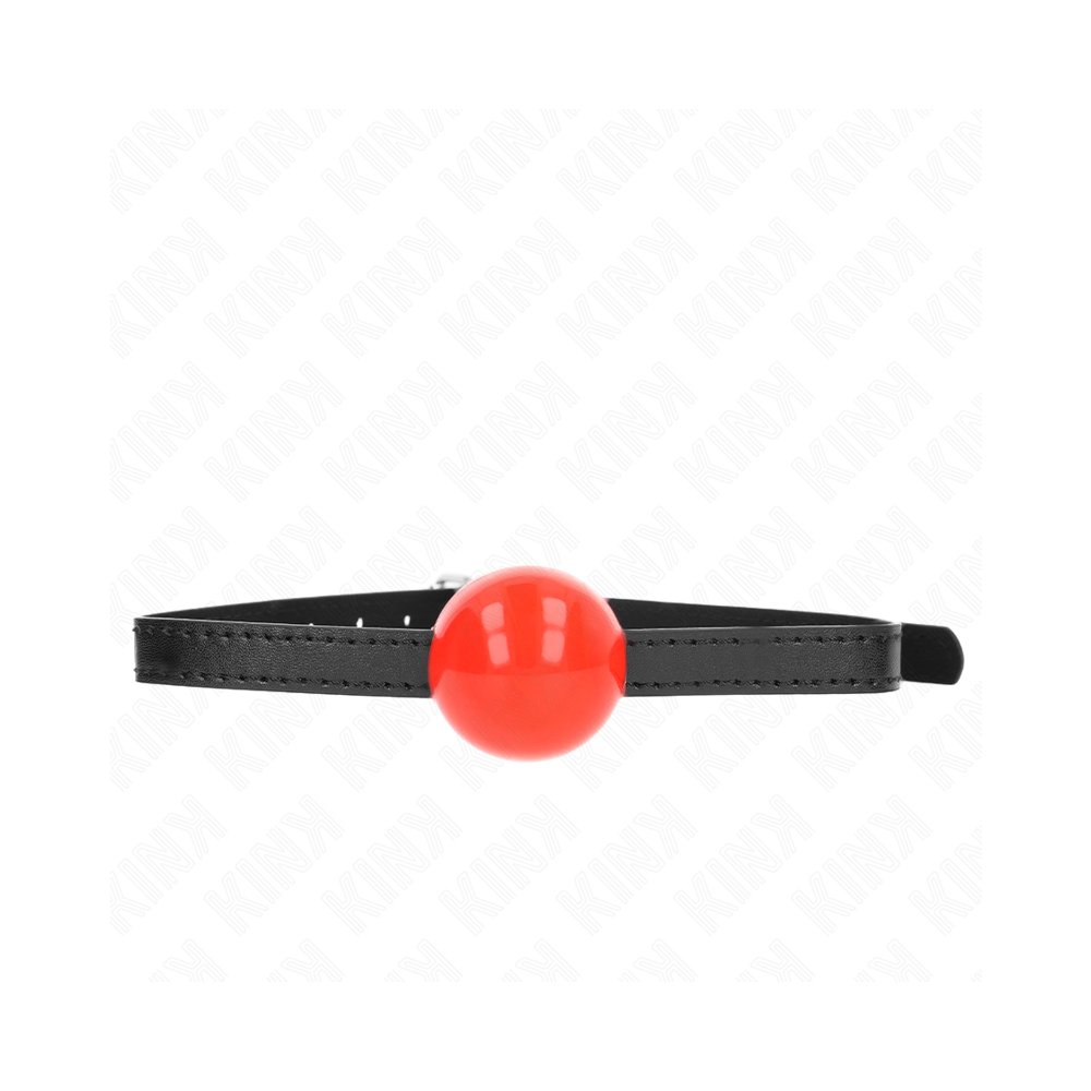 KINK - ROTER EINZELNER FESTER BALL 4 CM GAG 65 x 1,5 CM