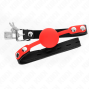 KINK - BOLA SILICONE MORDAÇA 4 CM COM FECHADURA 60 x 2 CM