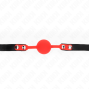 KINK - BOLA SILICONE MORDAÇA 4 CM COM FECHADURA 60 x 2 CM