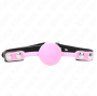 KINK - LUMINOUS SILICONE BALL 4 CM GAG 60 x 2 CM