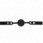 KINK - MODEL 1 SILICONE BALL 4 CM GAG WITH LOCK 60 x 2 CM