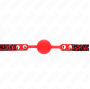 KINK - BOLA SILICONE 4 CM GAG MODELO 2 60 x 2 CM