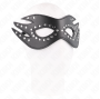KINK - MASCHERA IN SIMILPELLE CON RIVETTI MODELLO 3 26 x 9,5 CM