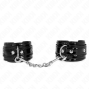 KINK - PUNHOS DE PULSO DE NEOPRENE BRILHANTE AJUSTÁVEIS 17-24 CM X 4,5 CM