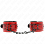 KINK - DARK RED WRIST CUFFS 23 X 5 CM